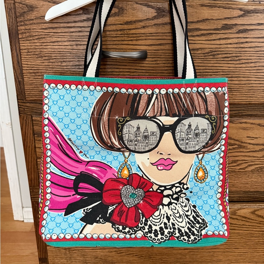 Brighton Multicolor Graphic Tote Bag